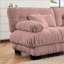Canapé modulaire convertible en L en chenille avec repose-pieds-1152123189-1152123193