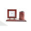 Analogue Wood Mechanical Tabletop Clock Brown Wood