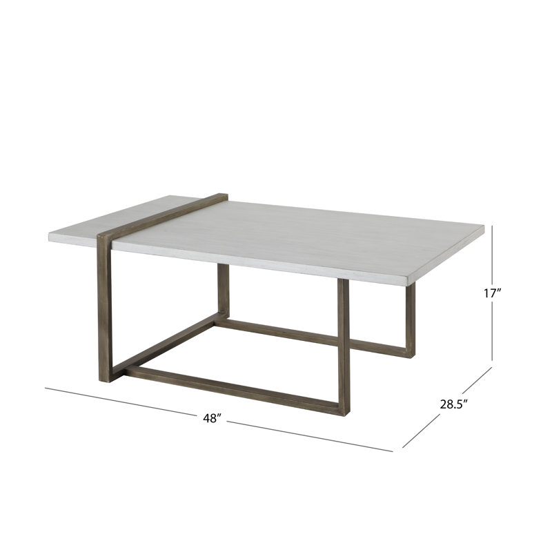 Jalaysia Solid Wood Top Coffee Table