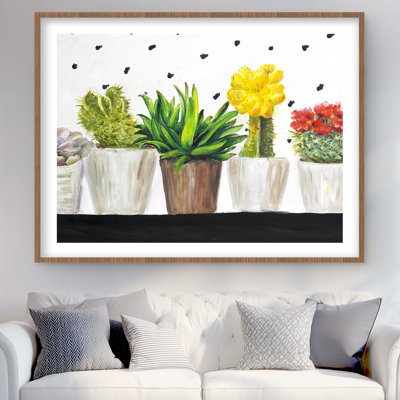 Small Cactus and Succulents - Romantic Botanical Print Decor