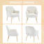 Fauteuil d'appoint en velours, fauteuils de salon rembourrés modernes, fauteuil simple de luxe avec pieds en métal, fauteuils demi-tonneau confortables