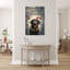«Black Dog Parfois, ils ont des moustaches», 1 reproduction d'art graphique sur toile tendue-1264876076