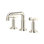 San Giovanni Widespread Lavatory Faucet With U-Spout