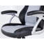 Brayden Studio Adjustable Ergonomic Faux Leather PC & Racing Game Chair in Black/White