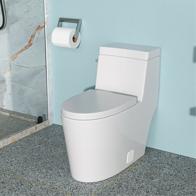 Toilette une pièce en céramique