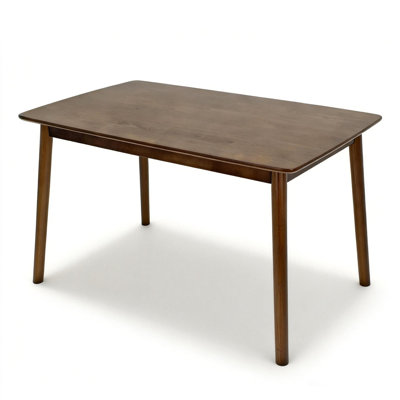 Mid Century Modern Solid Wood Dining Table