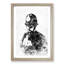 Rude Policeman in Abstract by Banksy - Picture Frame Graphic Art Print-55761964-55761967