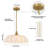 Milk White Glass Pendant Light With Flower Glass Lampshade-1735530463