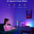 Smart LED Light Bars, Work with Alexa - RGBICWW WiFi TV Backlights with Scene and Music Modes for Gaming, PC, Room Decoration