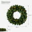 Faux 50cm Wreath