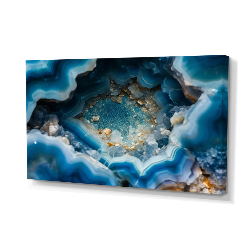 Geode Gems I - Stone Geode Framed Prints