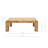 Loon Peak Jakus Maple Burl 46" Coffee Table with Wood Modern Design for Living Room Centerpiece
