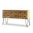 Farmhouse Style Multi-Drawer Storage Console Table