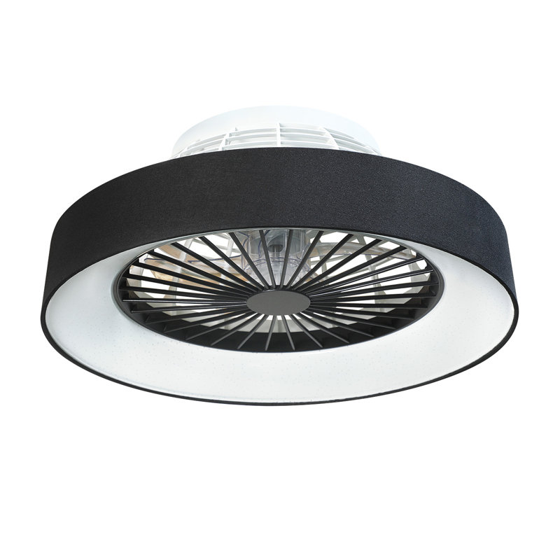 Machutte 18.5'' Ceiling Fan with LED Lights, Black