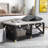 Faux Leather Upholstered Storage Bench-104947610