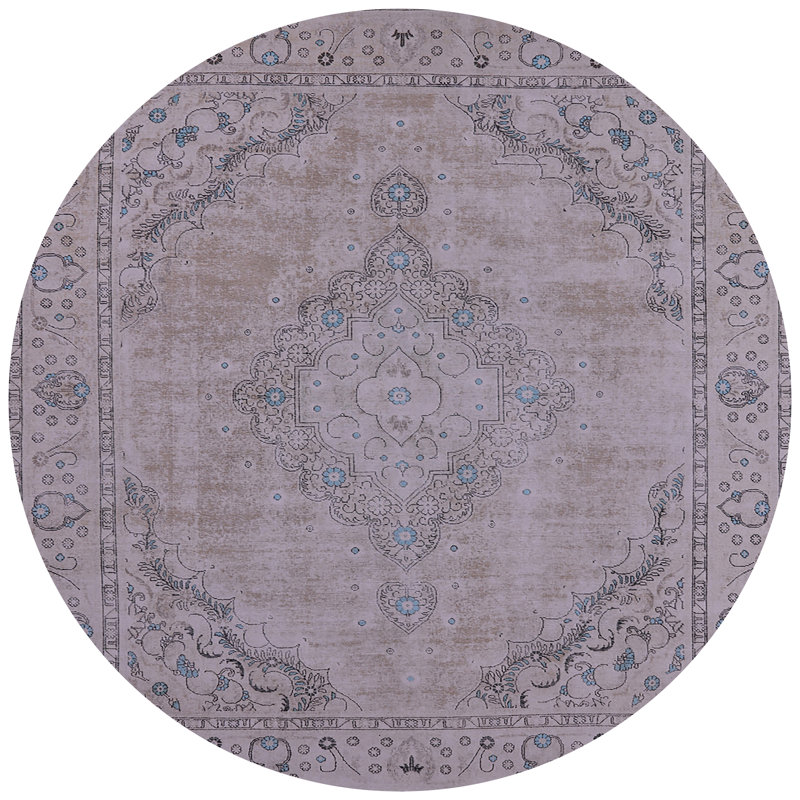 Tapis oriental gris, Rond 4 pi
