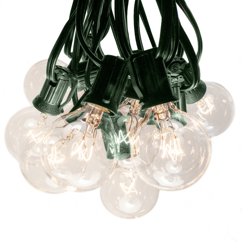 Blairsden Outdoor 100 - Bulb 1200'' Plug-in Globe String Light, Green