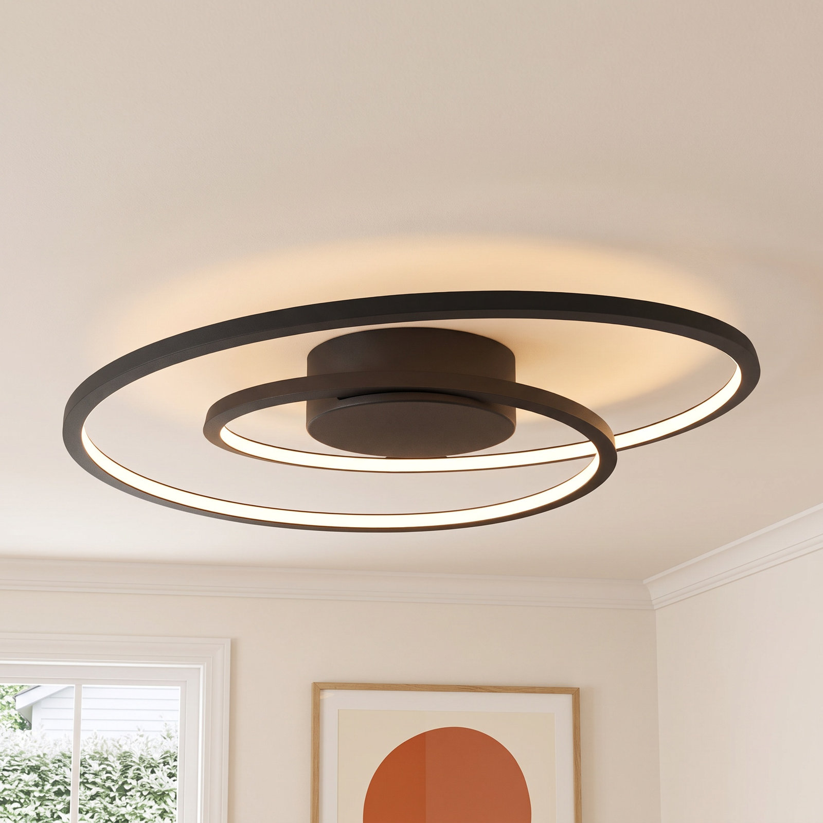 Ayla Single Light Acrylic LED Flush Mount