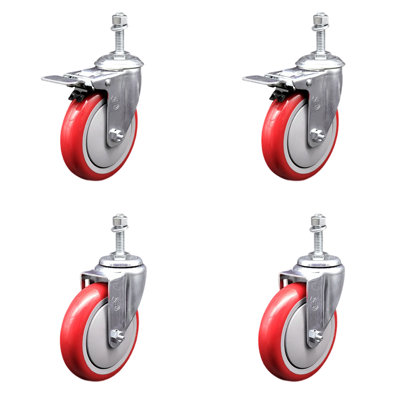 Ensemble de roulettes 5 pouces 5mm