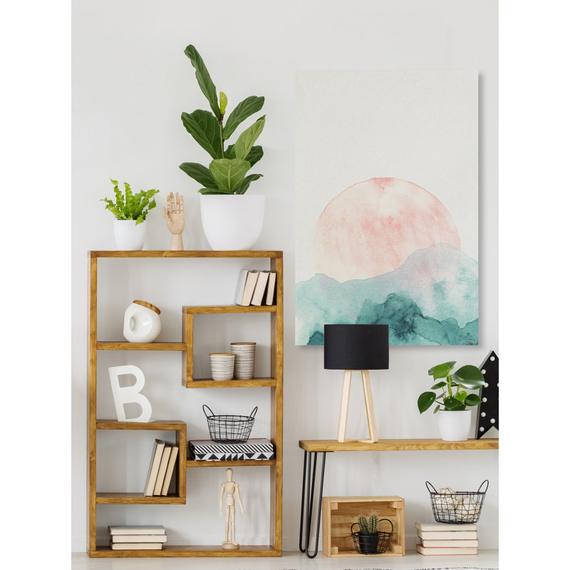 Mountain Sunrise - Wrapped Canvas Painting, 152 cm H x 101 cm W