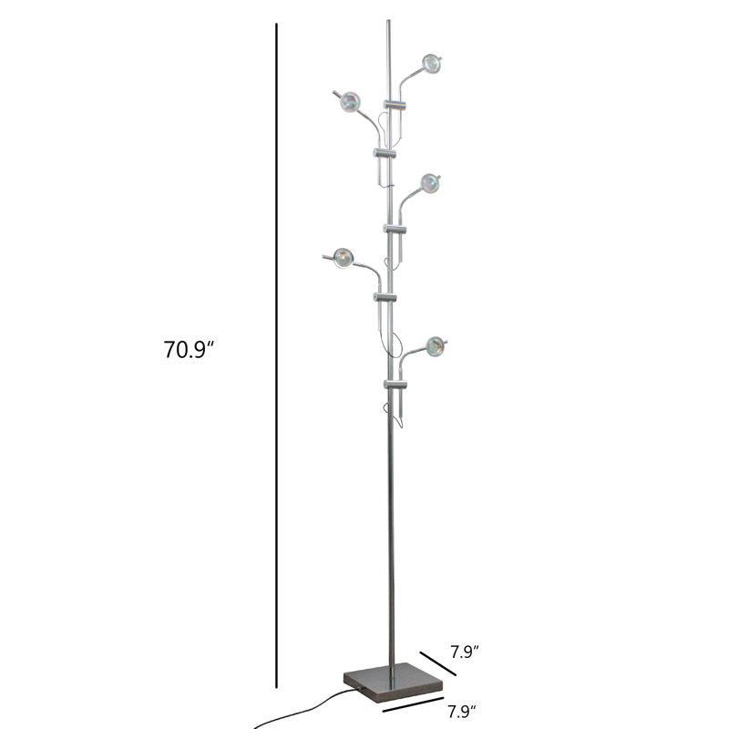 Fabian 70.9'' LED Tree Sunset Projection Floor Lamp