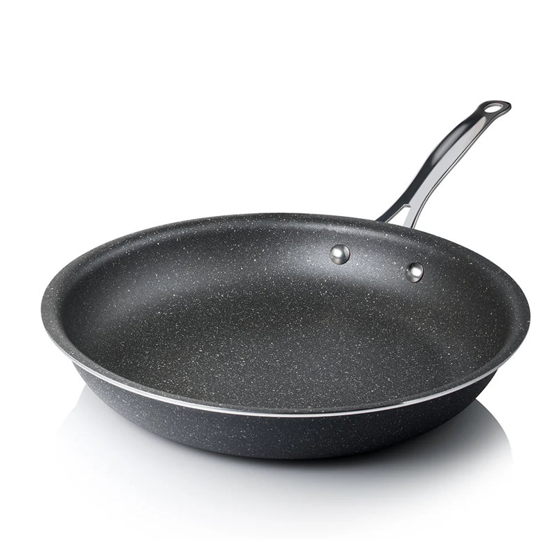 Batterie de cuisine antiadhésive en aluminium 10 pièces Granitestone, poignées résistantes au froid, au four et au lave-vaisselle
