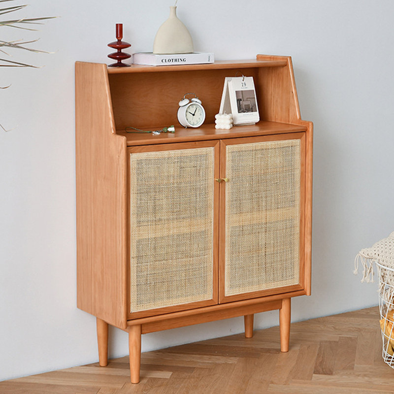 Creative Multi-Layer Rattan Shoe Storage Cabinet