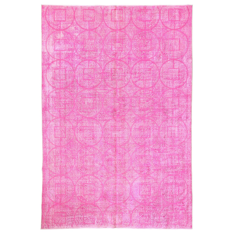 Embroidered Overdye One-of-a-Kind 6'10" X 10' Area Rug