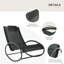 Chaise berçante d'extérieur pour bronzer, piscine, plage, porche