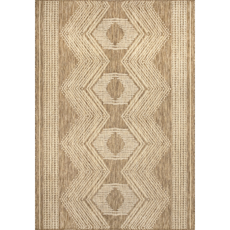 Oriental Indoor / Outdoor Area Rug, Rectangle 152 x 244cm