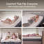 Luzon Adjustable Inclining Bed Frame with Dual Massage Smart App Control Underbedlight USB-1456912748