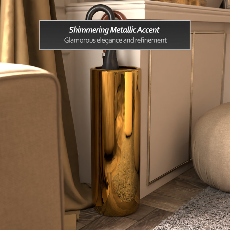Umbrella Stand, Gold