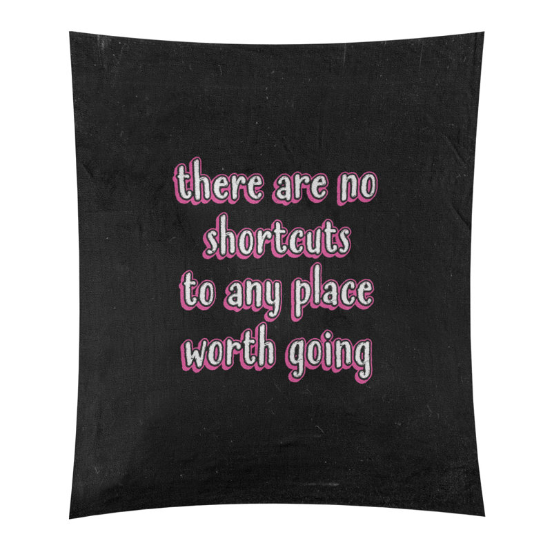 Tapisserie tableau noir en polyester pas de guillemets, H 27,5 po x l 37,5 po, Rose