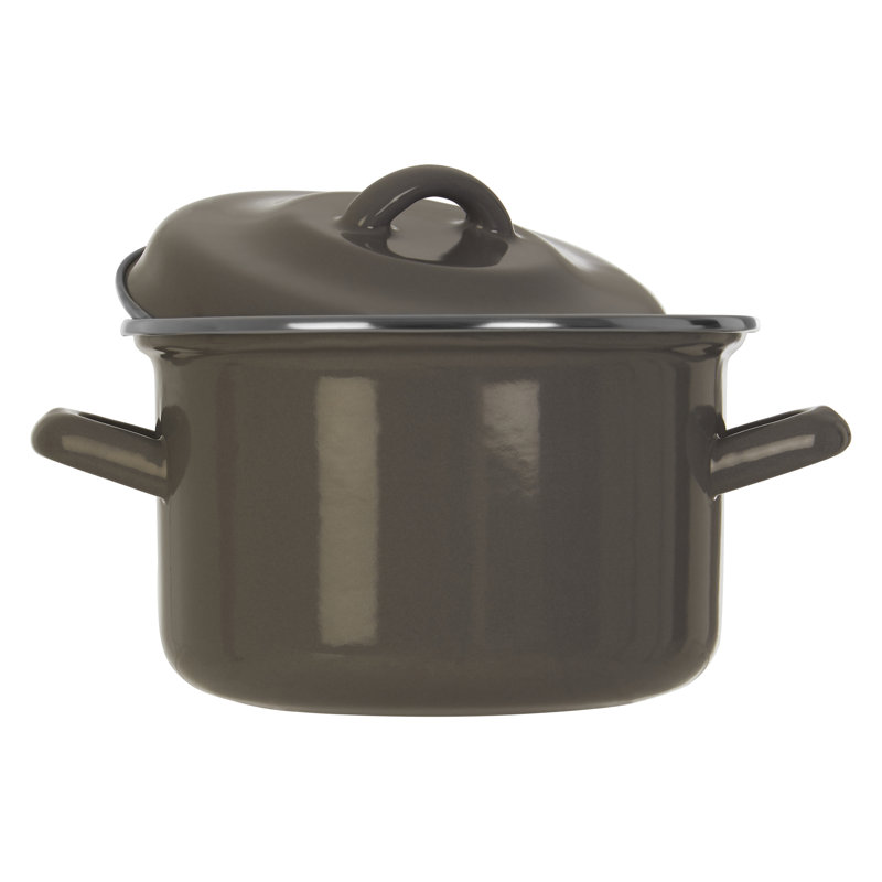 Danielburnham 2 l Aluminium Round Casserole, Grey