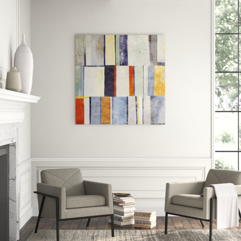 Connection II Print by Barclay Butera, Glass Coat, 50" H x 50" W
