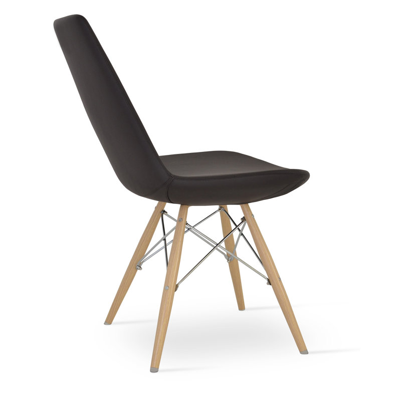 Eiffel MW Wood Upholstered Dining Chair