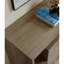 Armoire de bibliothèque compacte à affichage compact avec deux portes et quatre tablettes ouvertes