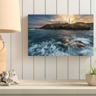 'The Lighthouse' Photographic Print on Wrapped Canvas