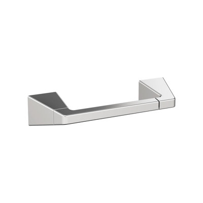 Blackrock Pivoting Double Post Chrome Toilet Paper Holder