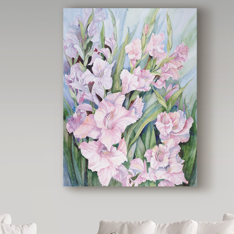 Deetra Joanne Porter Gladiolus - impression sur toile tendue, H 19 po x l 14 po x P 2 po