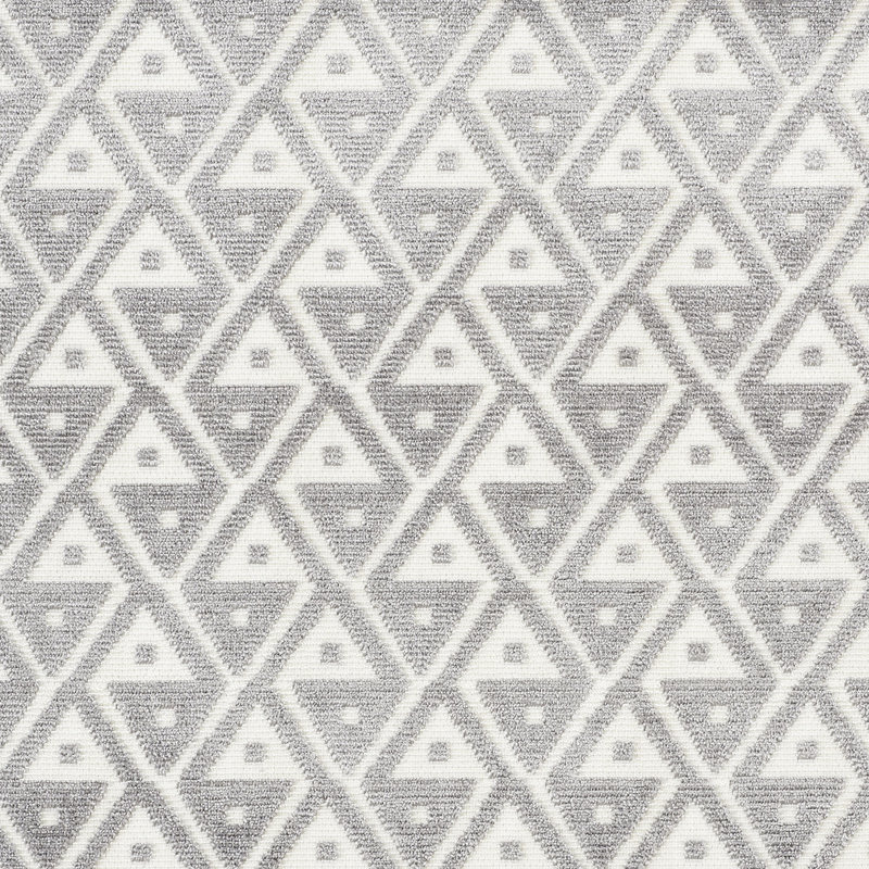 Hoffmann Velvet Fabric, Silver