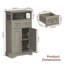 Storage Cabinet With Drawers And Adjustable Shelves