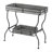 Maggie Galvanized Tray Table Accent Table