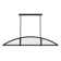 Legacy 4-Light Linear Chandelier in Matte Black by Breegan Jane