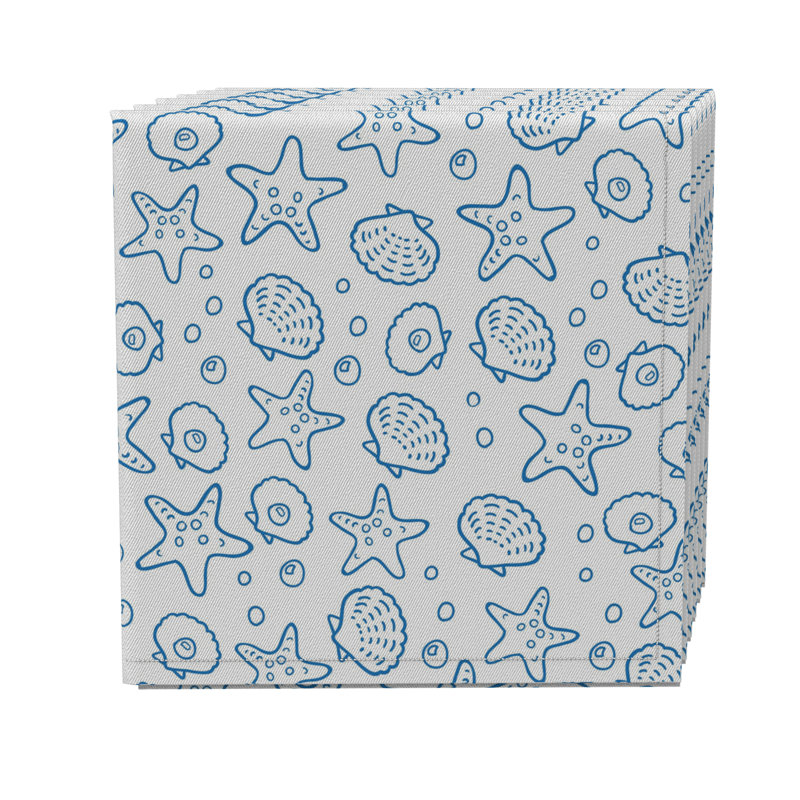 Cotton Twill Nautical Square Napkin