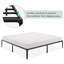 Structure de lit pliable de 14 pouces, structure de lit plateforme en métal robuste-829044256