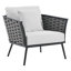 Ensemble de canapé modulaire d'extérieur en aluminium 5 pièces Stance par Modway-1629728305-1629728271