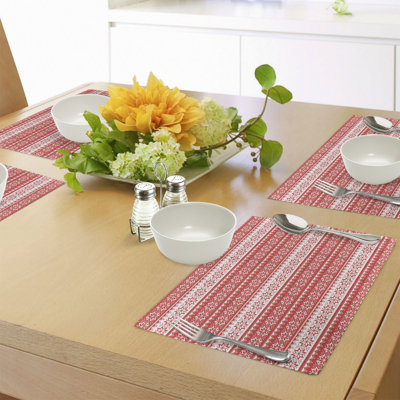 Ensemble de 8 napperons East Urban Home Nordic