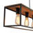Deith Modern Farmhouse 5-Light Rectangular Island Chandelier