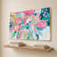 «Summer Pink Floral» par Farida Zaman - Impression sur toile-660853678-660853681